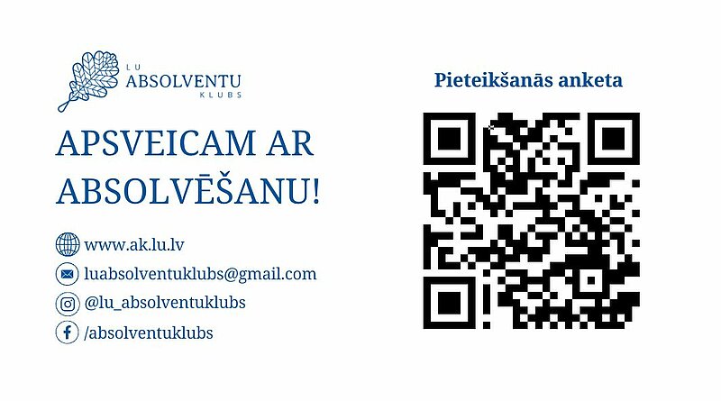 Sveicam ar absolvēšanu!
