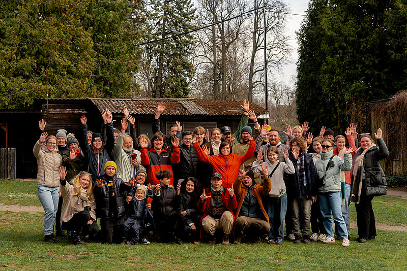 Pavasara talka LU Botāniskajā dārzā